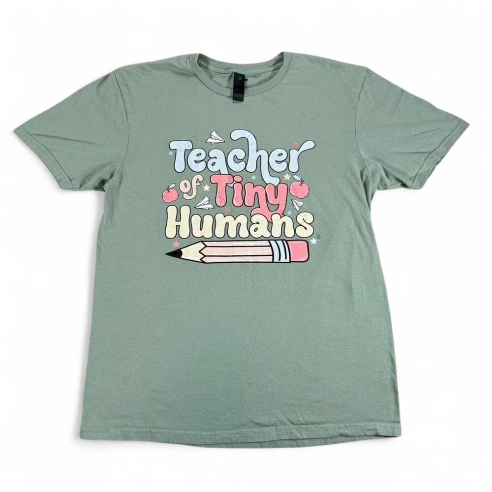 Gildan Teacher Graphic Tee Womens Size Medium